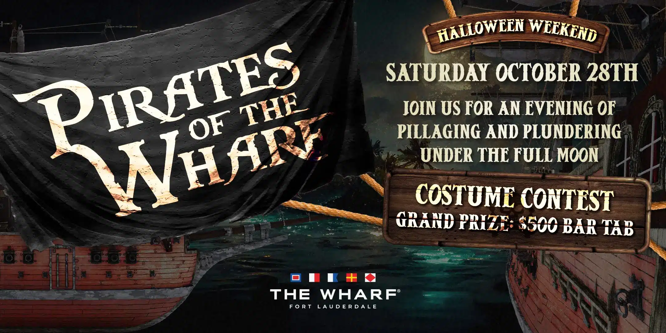 The Pirates Of The Wharf Halloween Takeover!