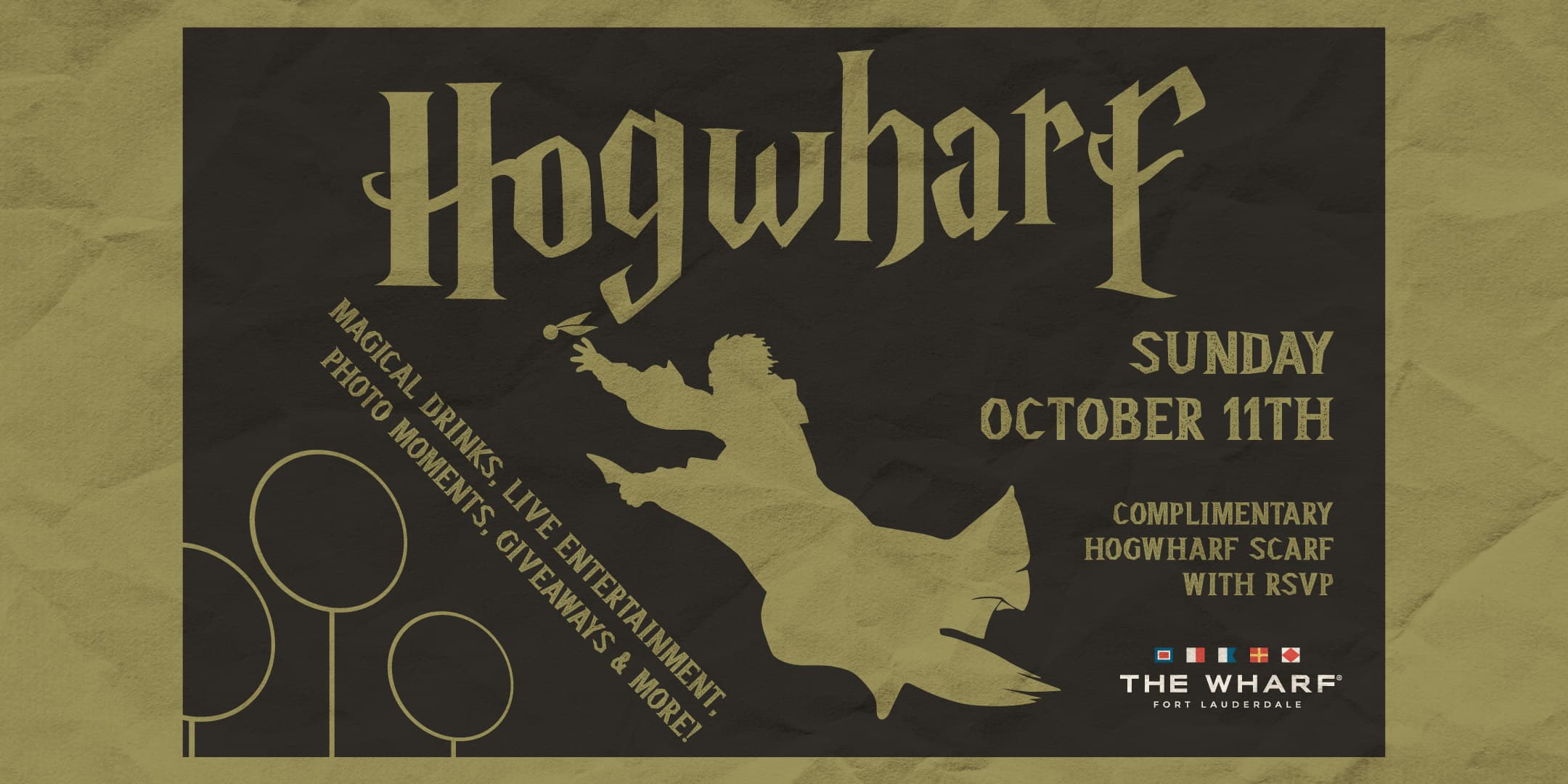Hogwharf Sunday event flyer