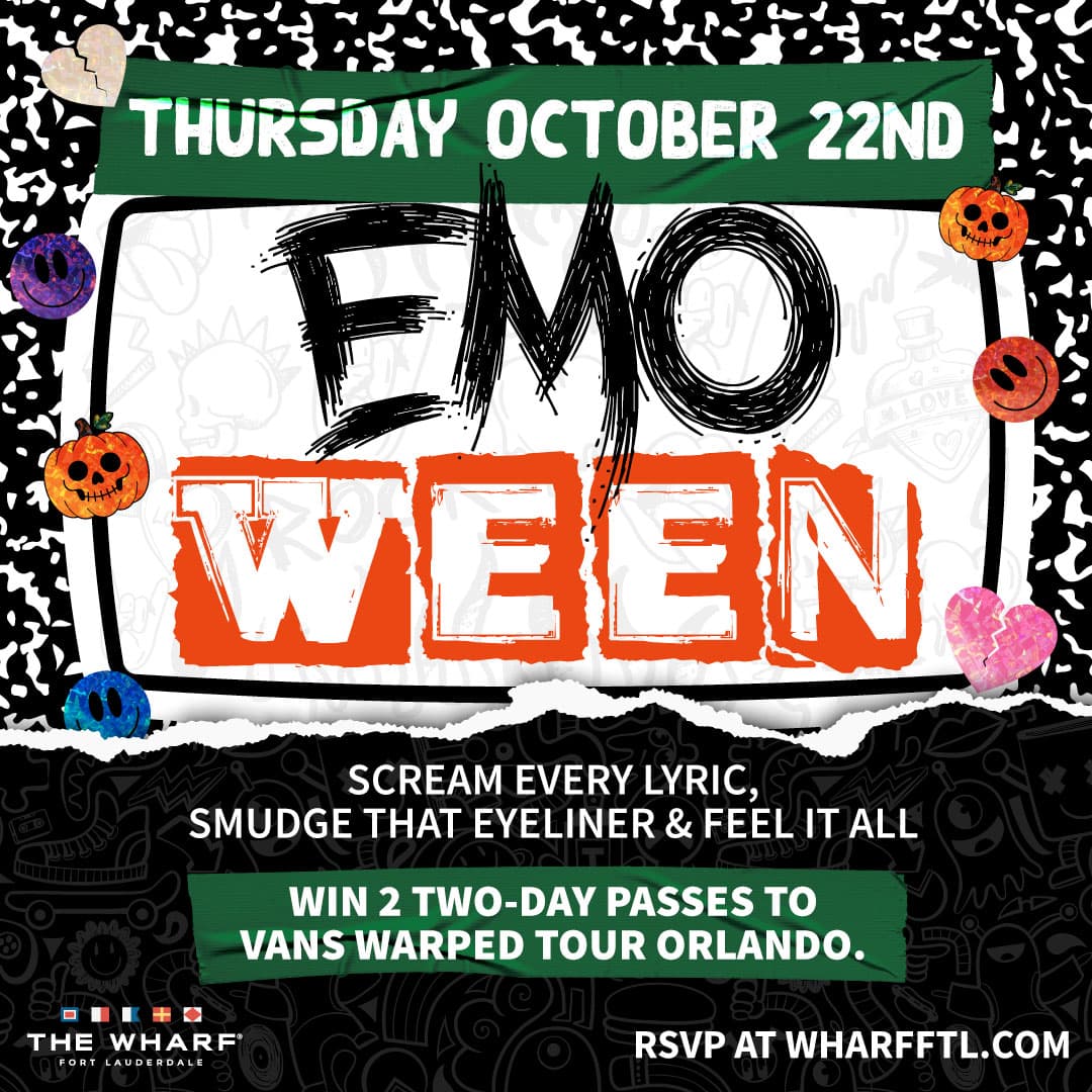 Emo-ween event flyer