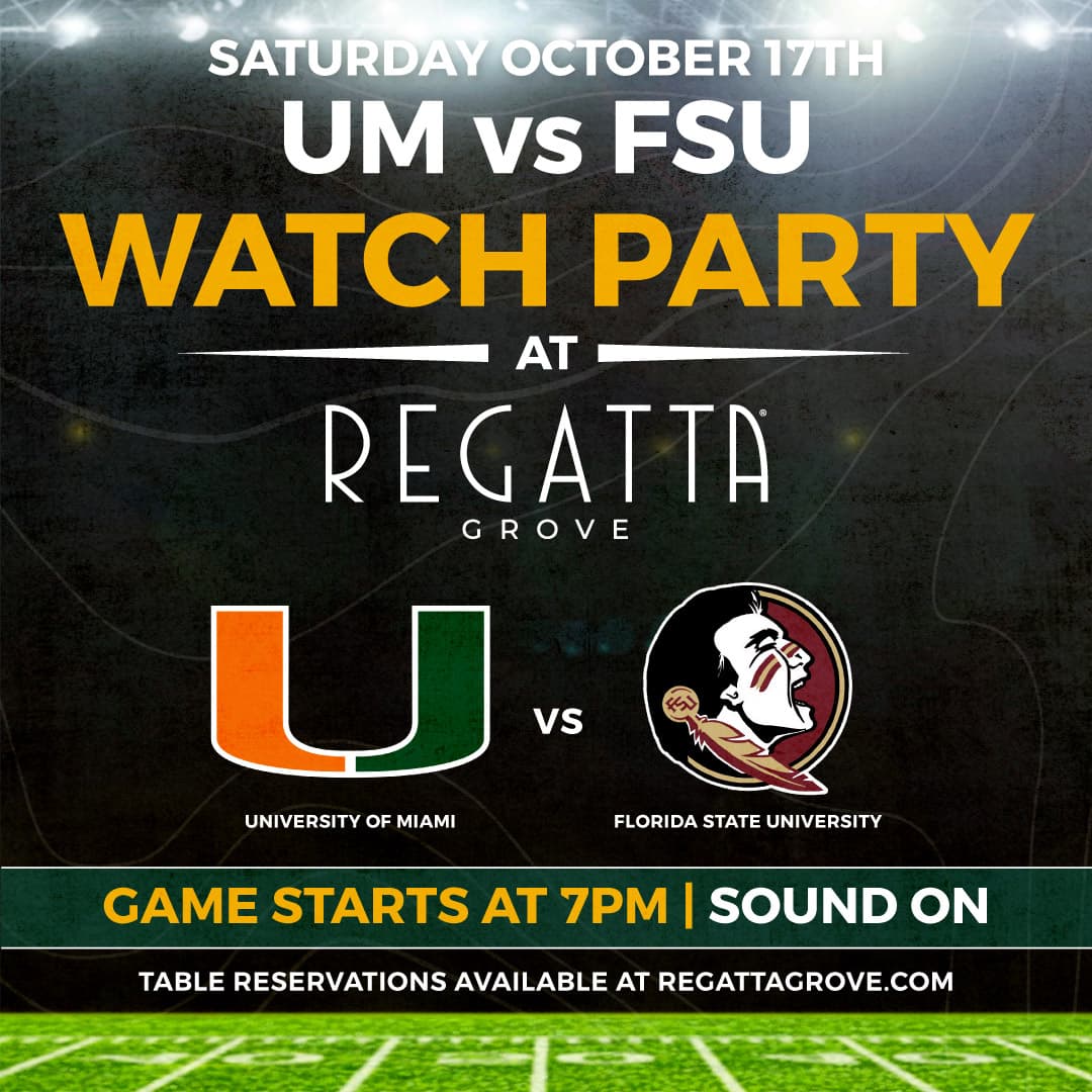 UM vs FSU Watch Party event flyer