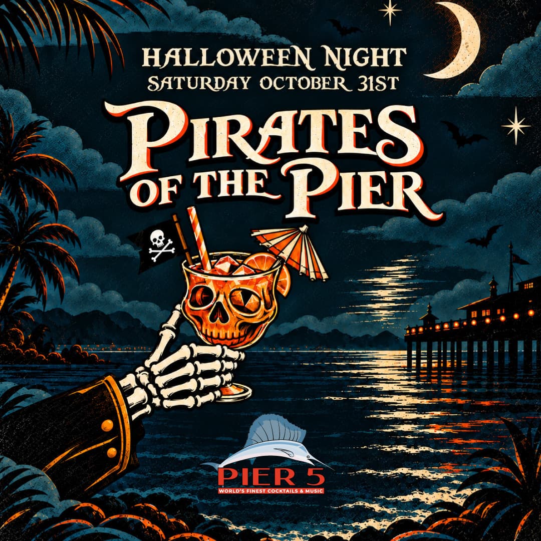 Pirates of the Pier event flyer