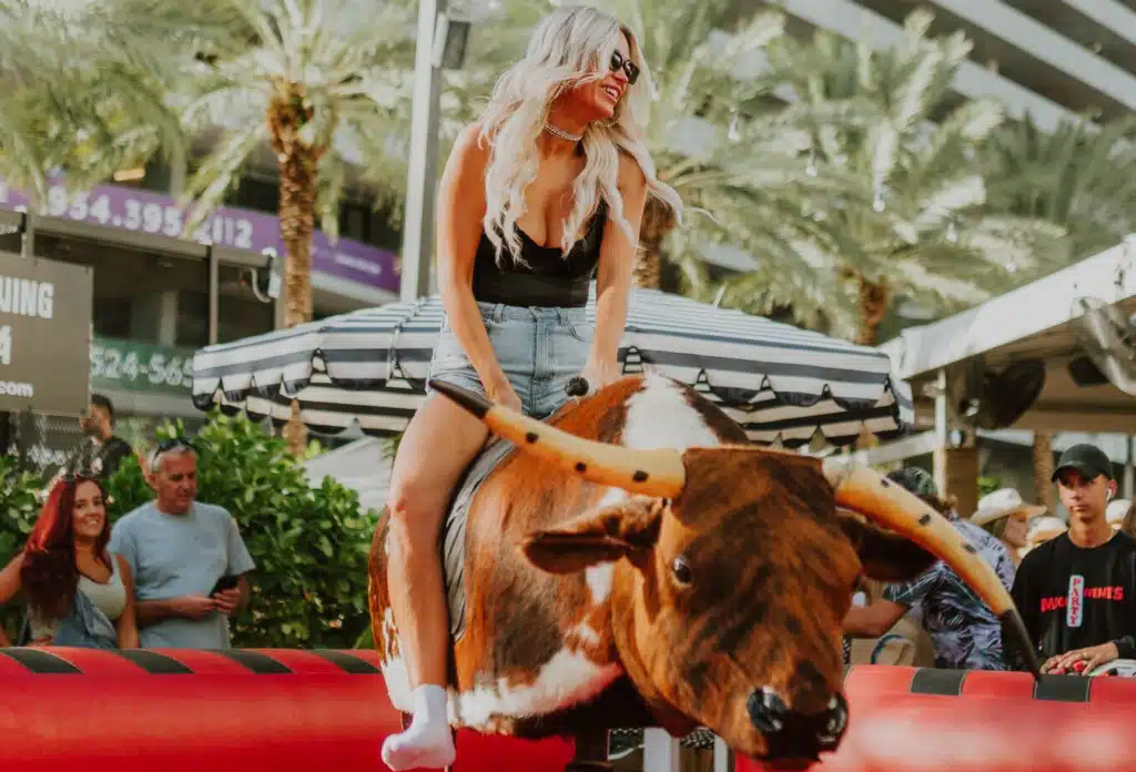 MECHANICAL BULL RIDING
